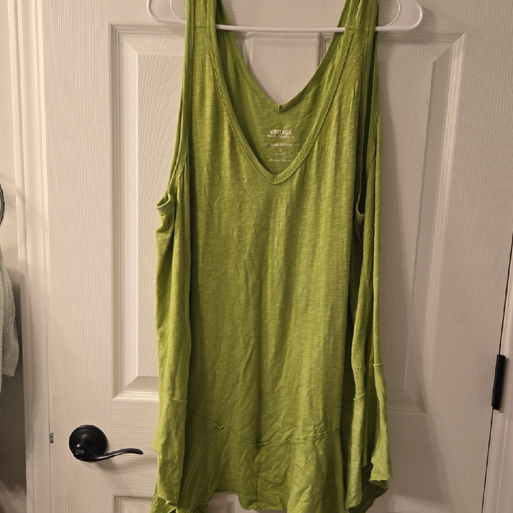 Torrid Lime Green Tank Top